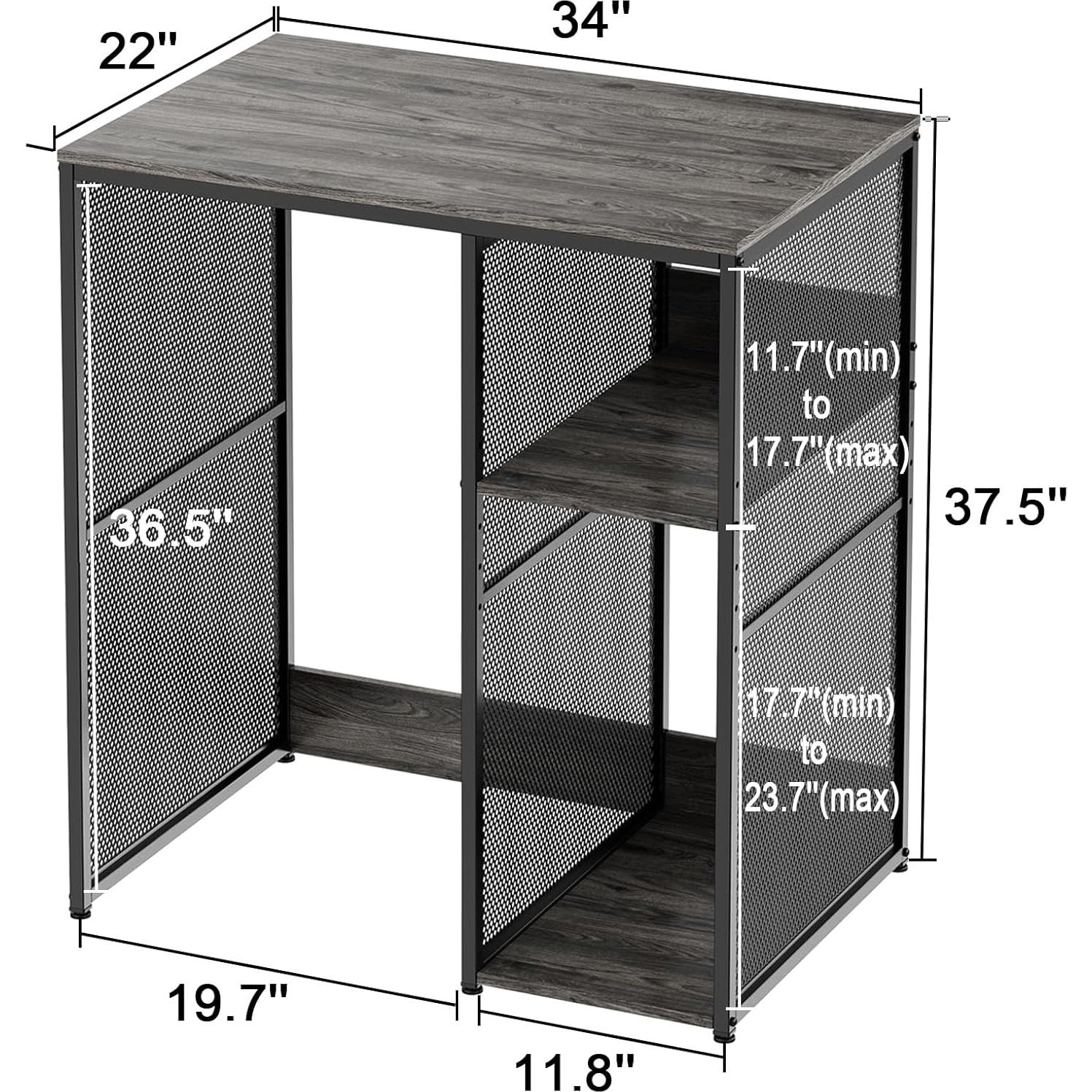 Gabinete de Café KirKical 3 Niveles con Soporte para Mini Nevera