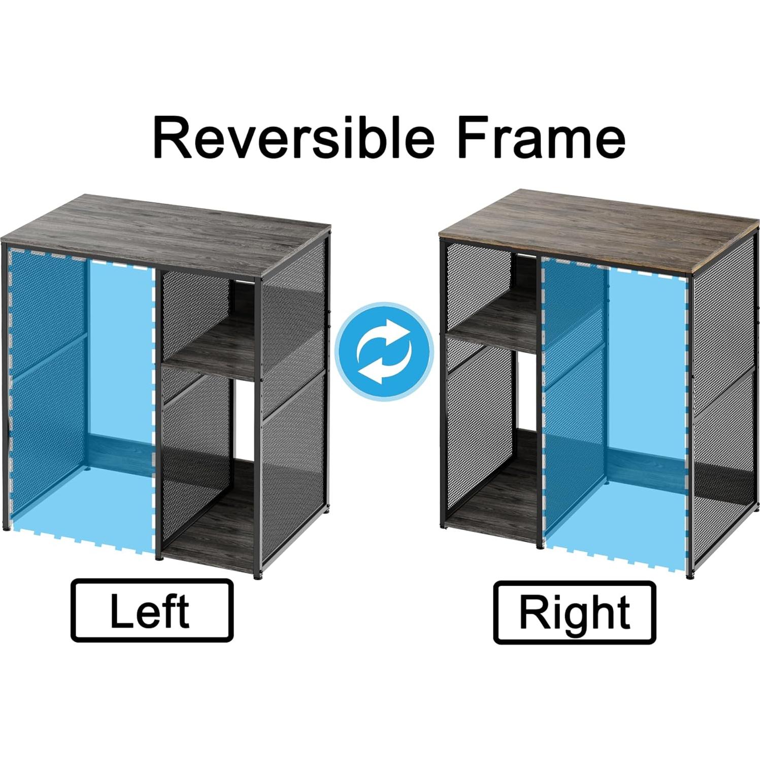 Gabinete de Café KirKical 3 Niveles con Soporte para Mini Nevera