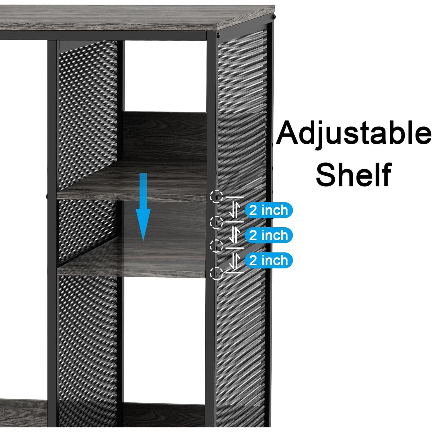 Gabinete de Café KirKical 3 Niveles con Soporte para Mini Nevera