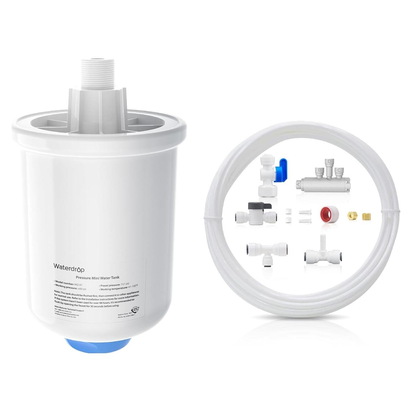 Tanque de Presión de Agua Mini Waterdrop WD-XT 10.4x10.4x18.5cm