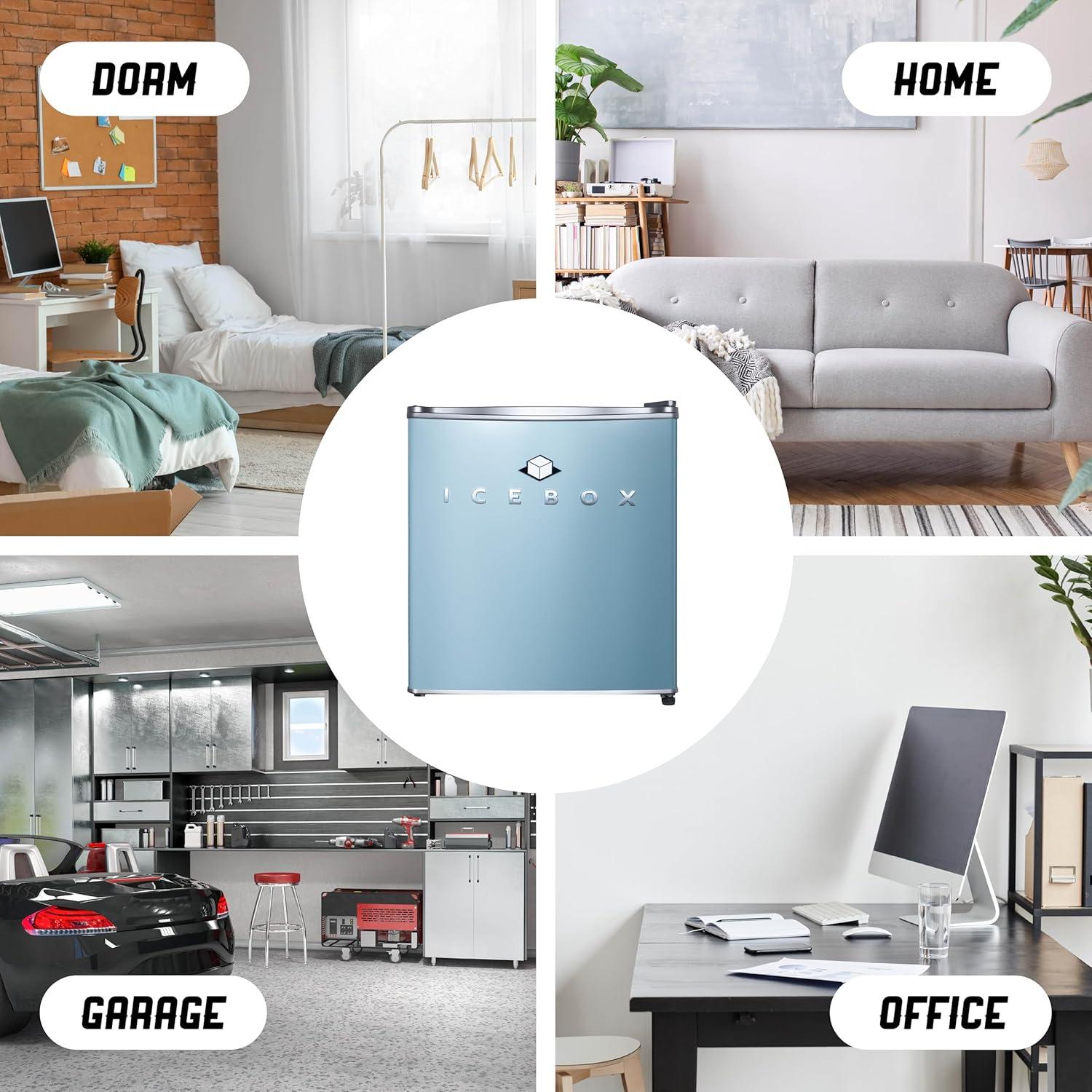 Refrigerador Compacto ICEBOX IBCR17SLT 48.2L Azul Pizarra