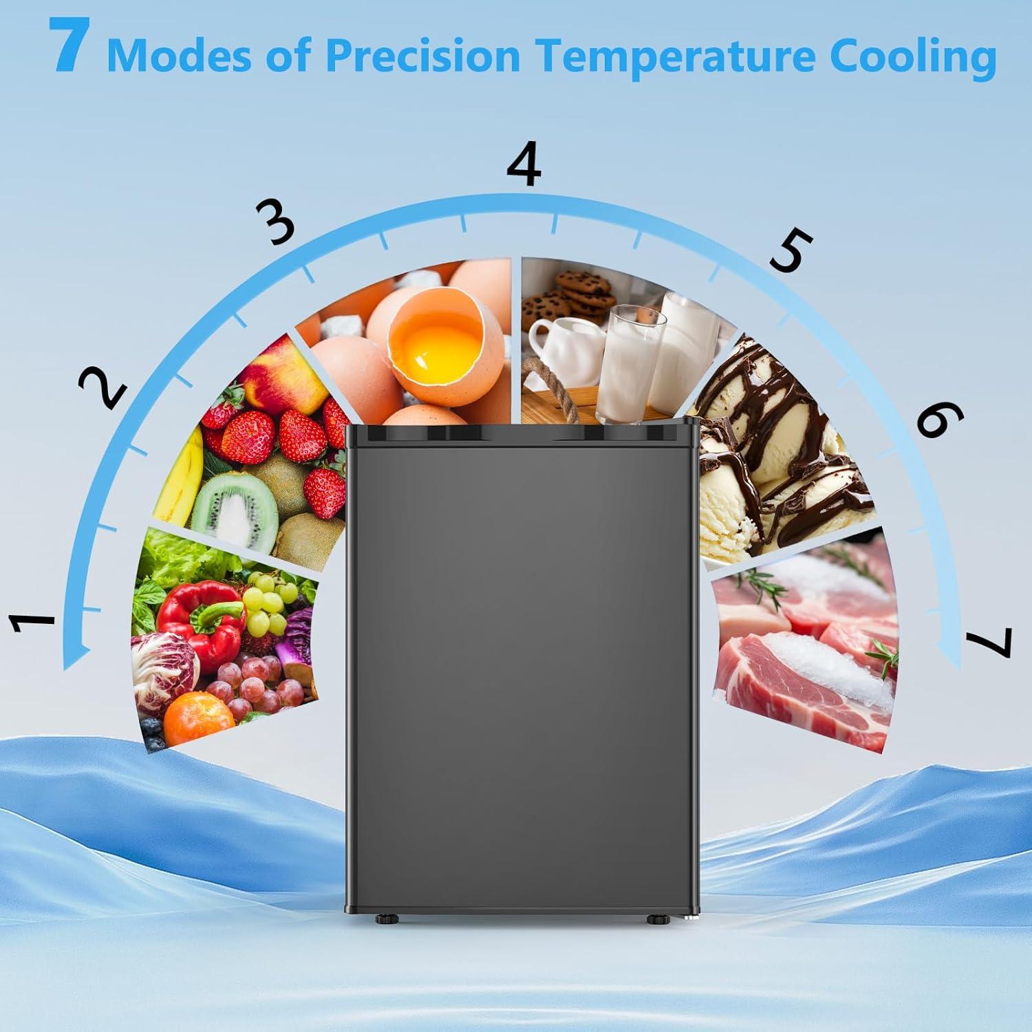 Nevera Mini COWSAR 2.6 Pies Cúbicos Compacta Negra
