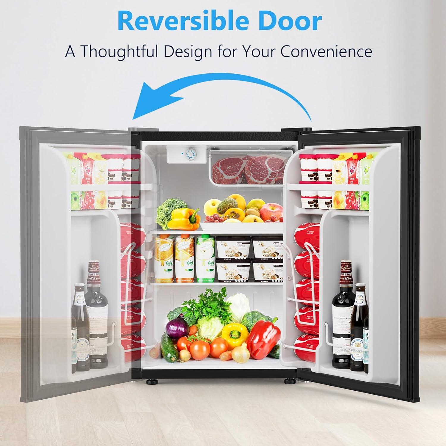 Nevera Mini COWSAR 2.6 Pies Cúbicos Compacta Negra