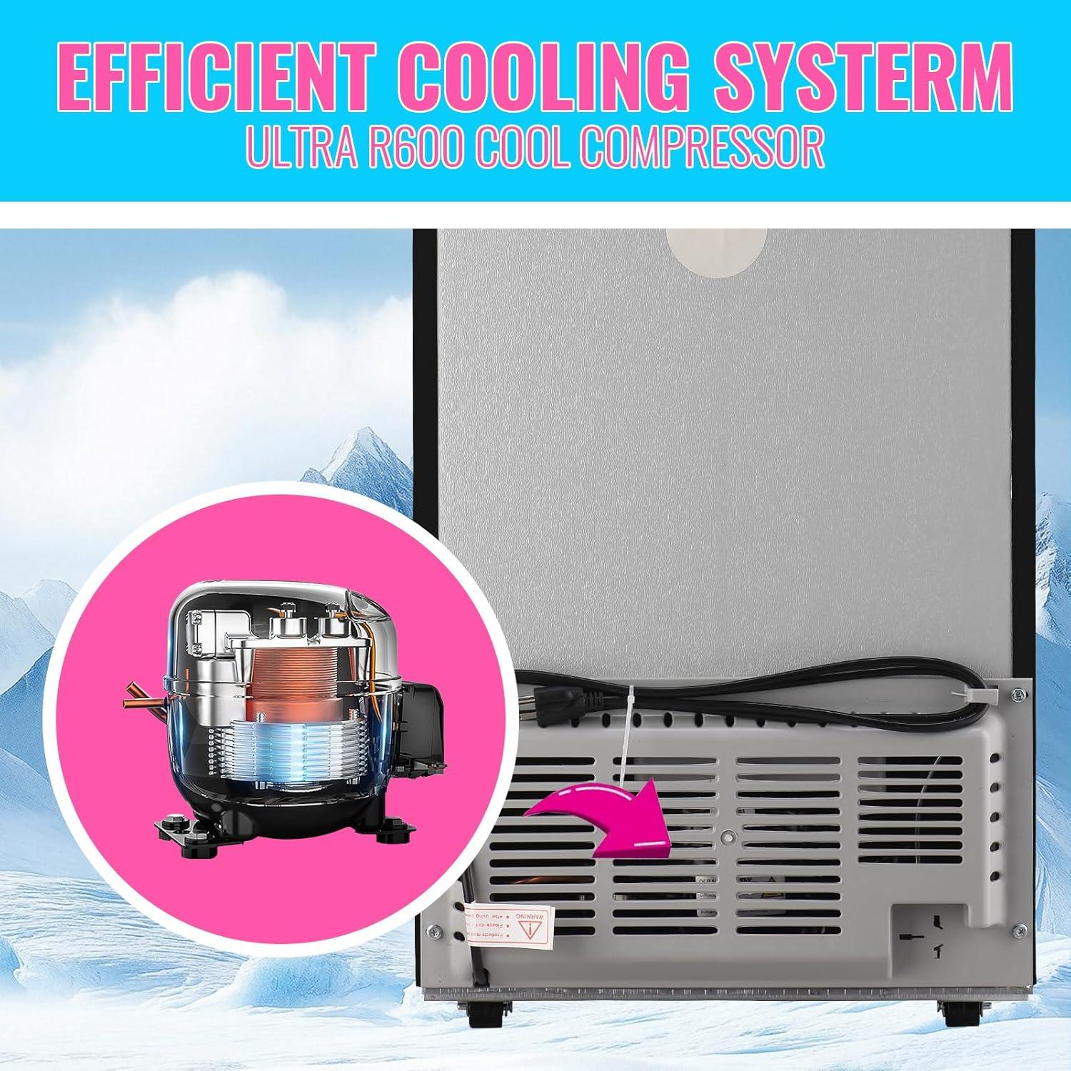 Refrigerador Mini Doble Puerta DEMULLER YX-43 68L Gris Oscuro