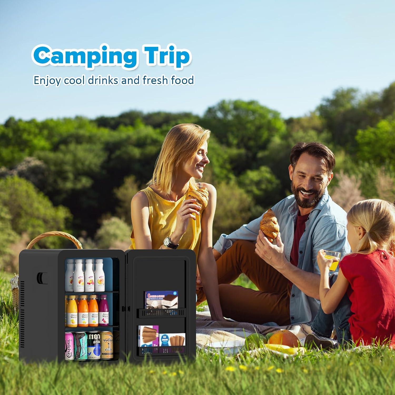 Mini Nevera Kikihuose 22L Portátil Enfriador y Calentador