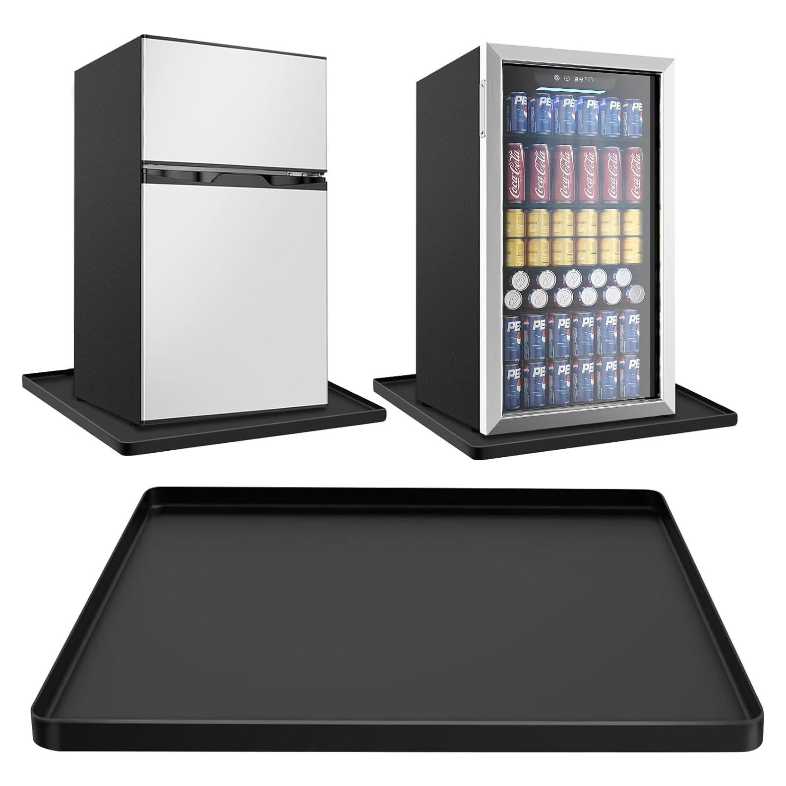 Alfombrilla de Silicona Pnsicei para Mini Nevera 60.96x60.96cm Negra