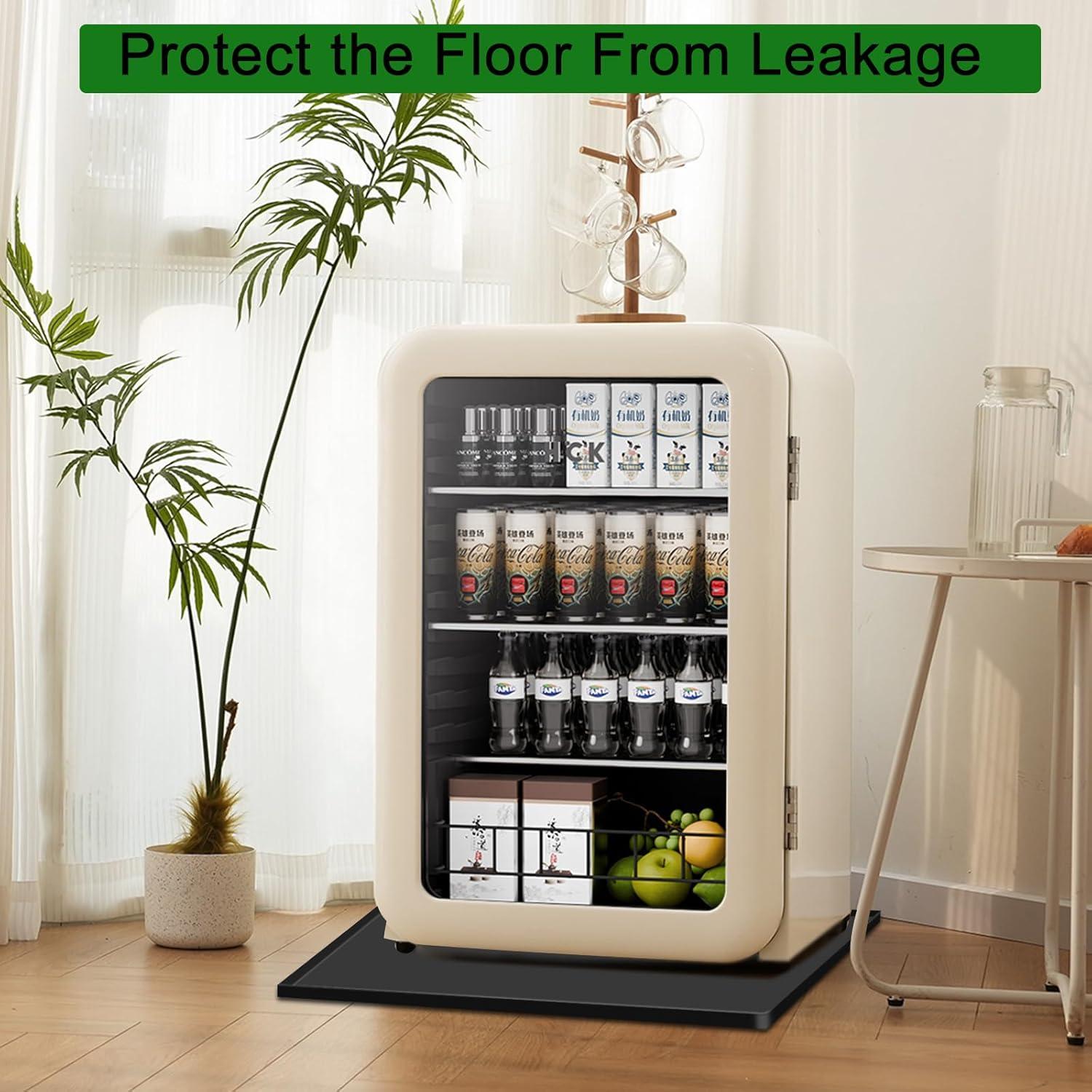 Alfombrilla de Silicona Pnsicei para Mini Nevera 60.96x60.96cm Negra