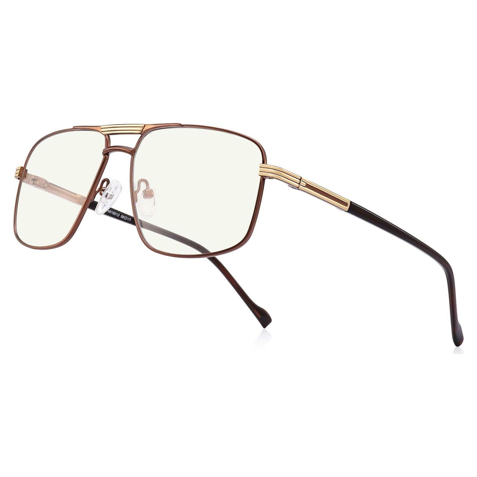 Gafas de lectura Café Anti Luz Azul Hombres 5.0x