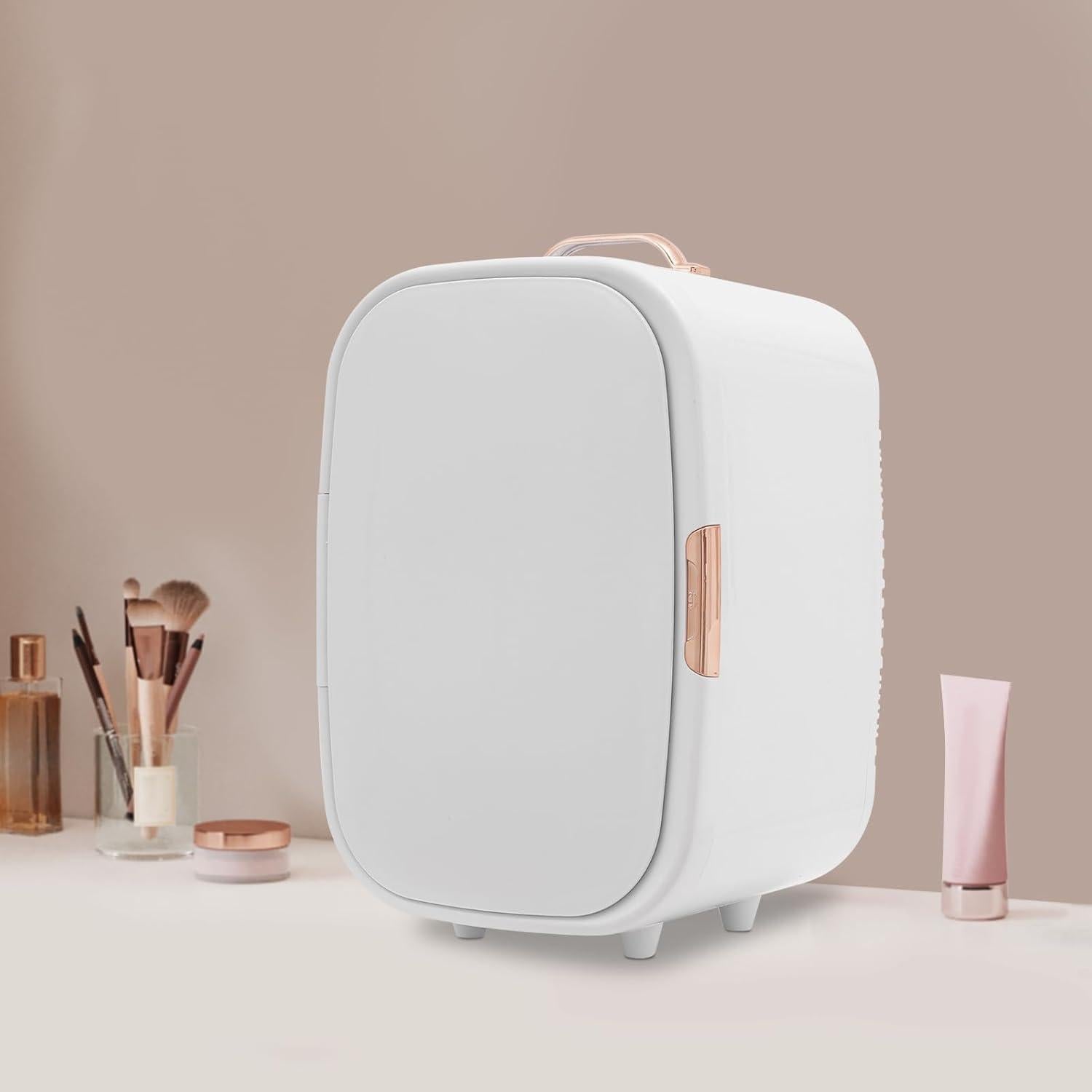 Mini Nevera Cosmética LIAUHO 12L Enfriador y Calentador Blanco
