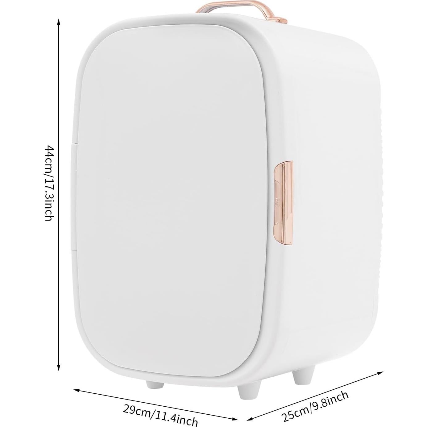 Mini Nevera Cosmética LIAUHO 12L Enfriador y Calentador Blanco