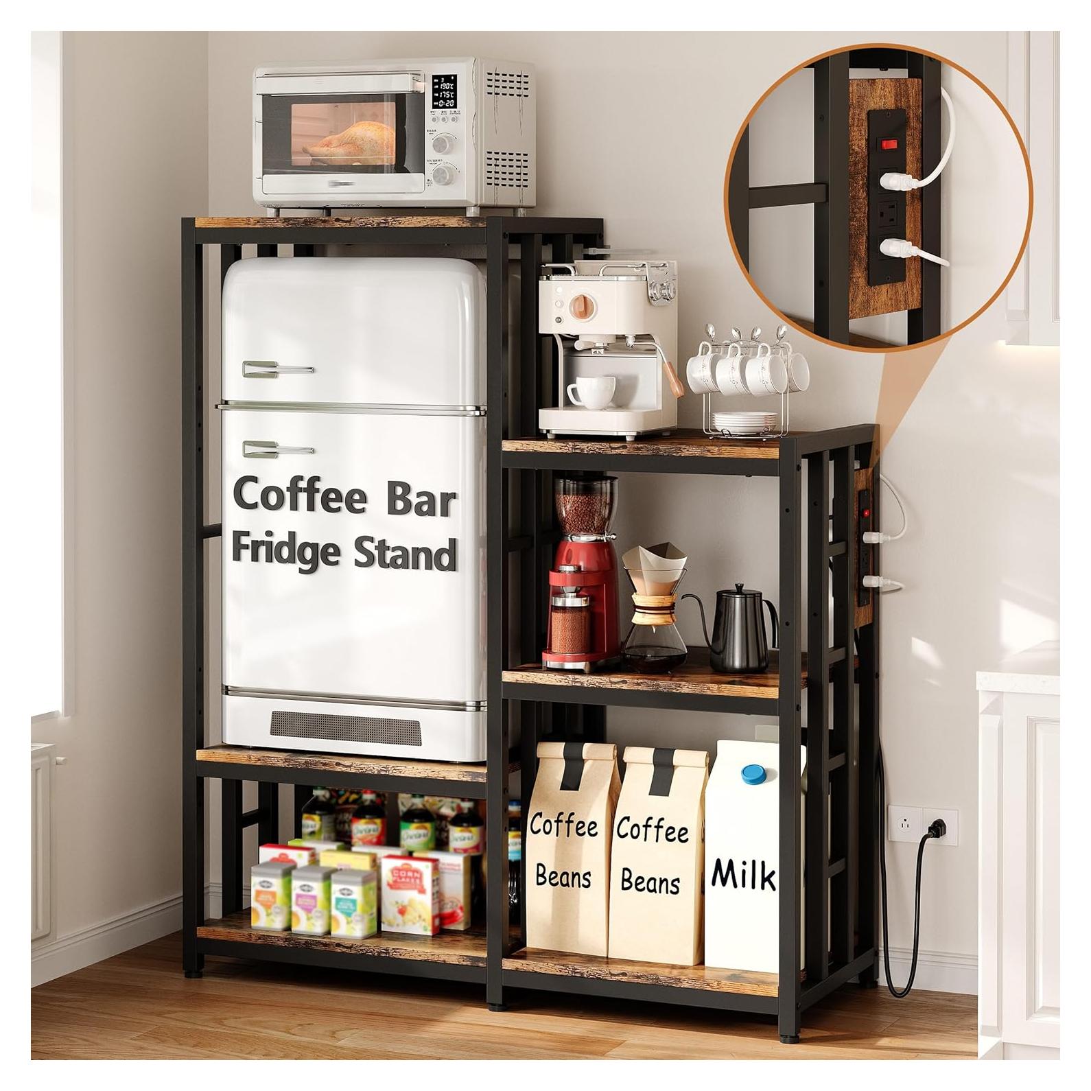 Estante Organizador MAJALiS para Mini Refrigerador con Toma de Corriente