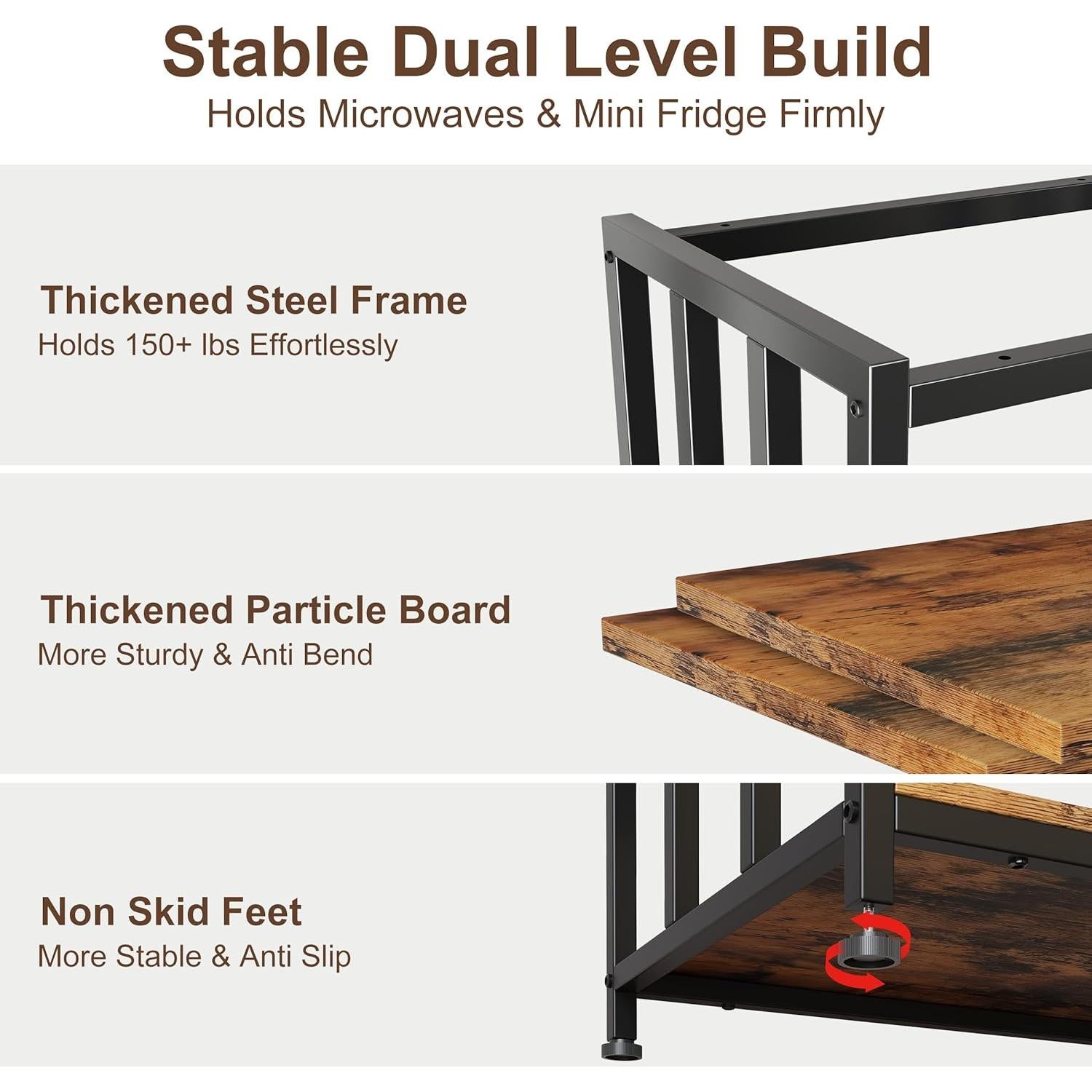 Estante Organizador MAJALiS para Mini Refrigerador con Toma de Corriente