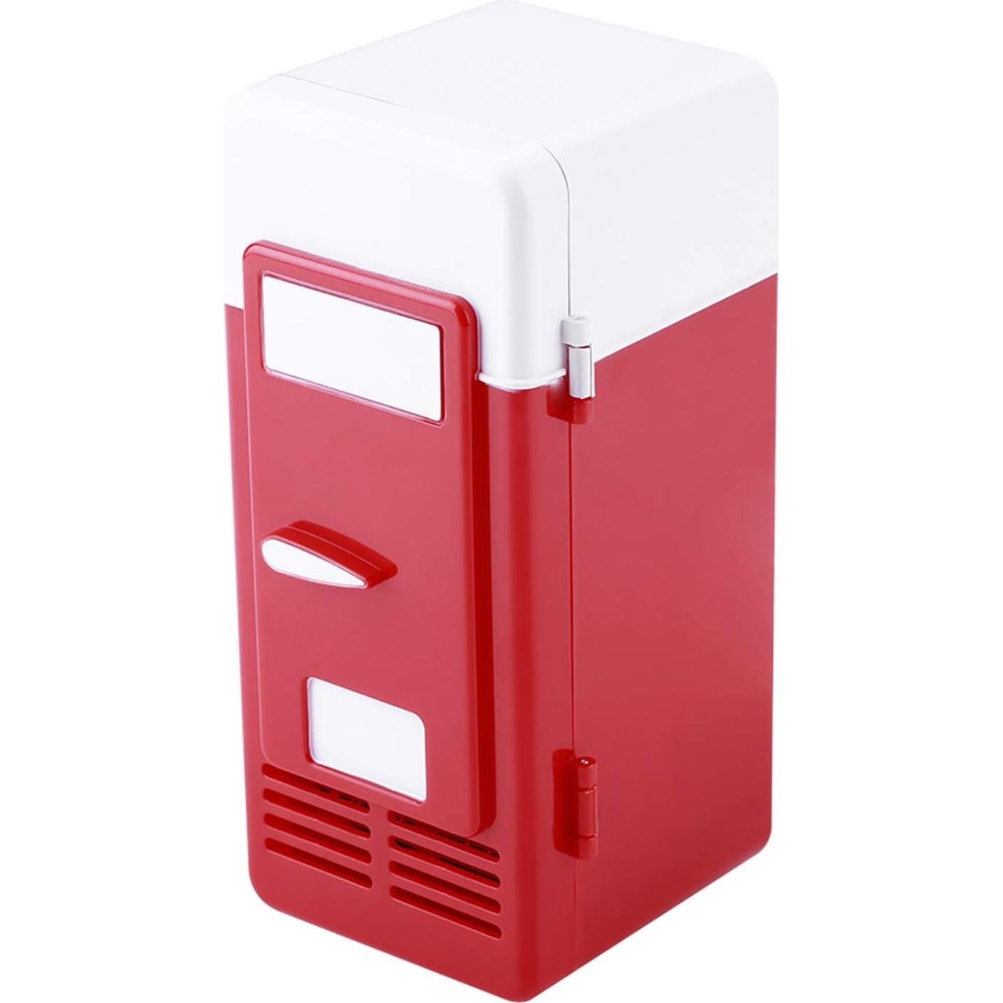Mini Refrigerador USB TOPINCN Enfriador y Calentador 19.4cm Rojo