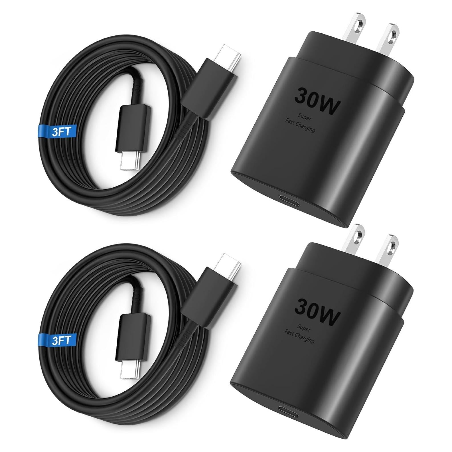 Cargador Rápido USB C 30W para iPhone 17/16 Pro Max - 3FT