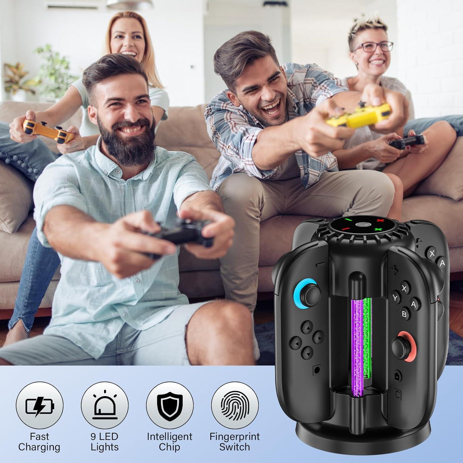 Cargador Rápido Magnético para Joy-Con Nintendo Switch 2