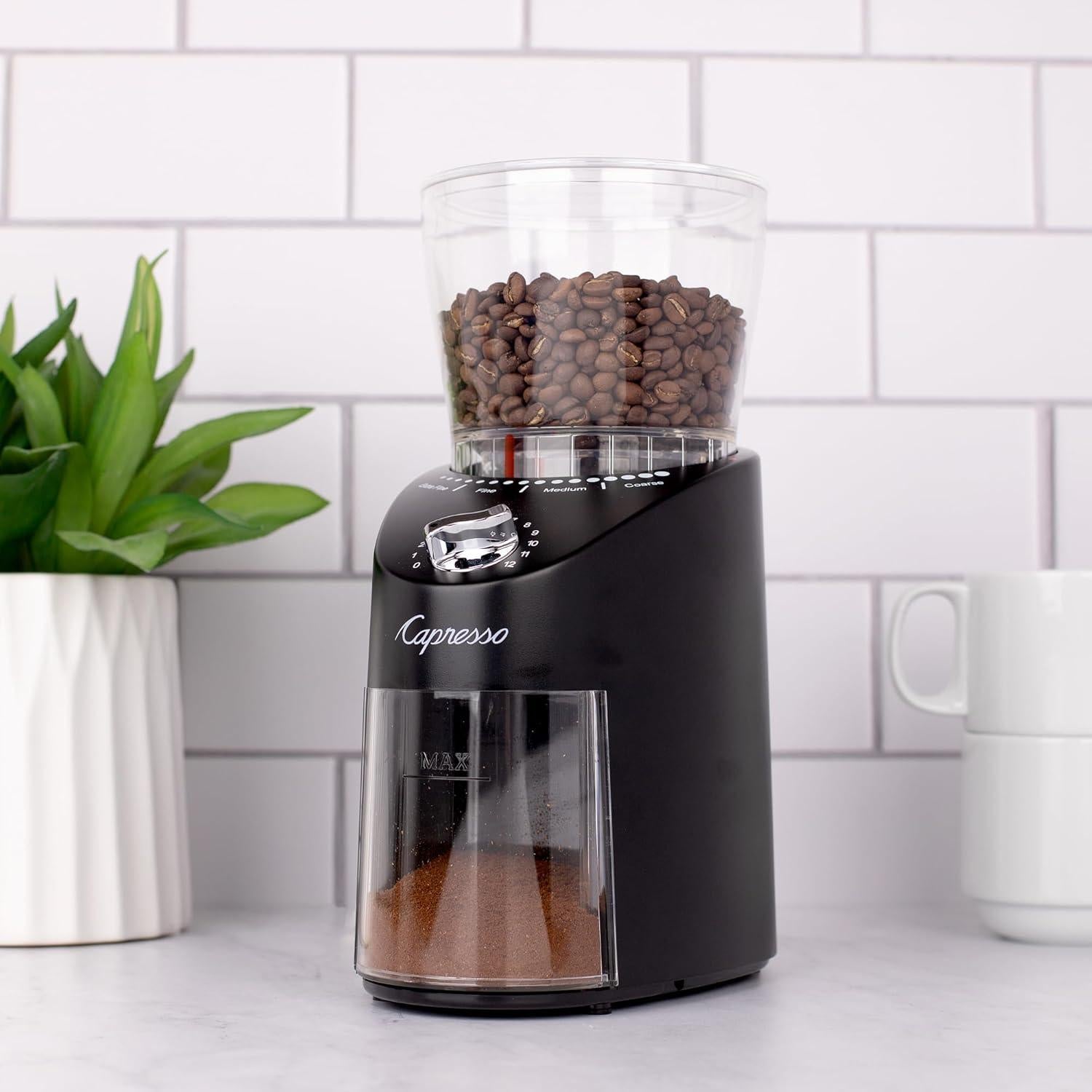 Molinillo de Café Capresso Infinity Plus Automático Negro