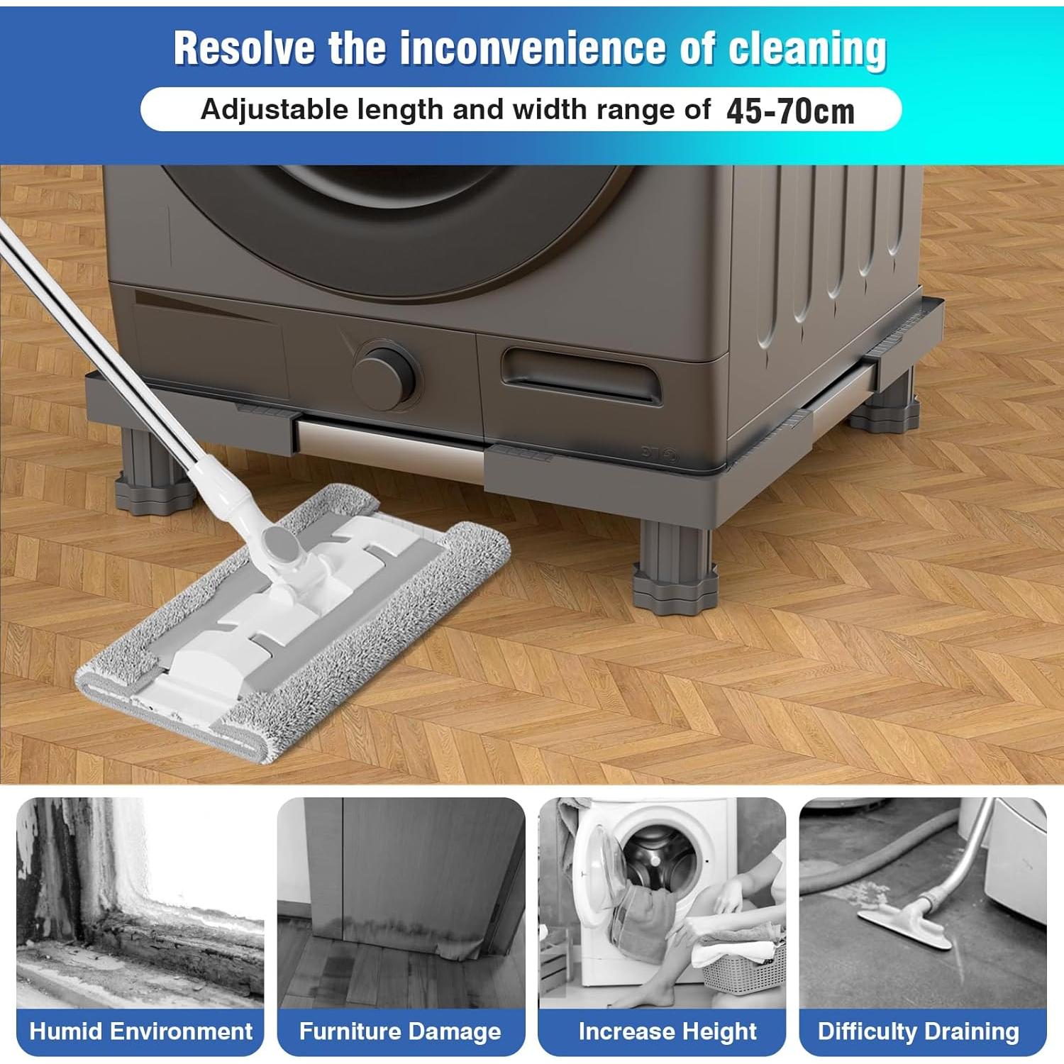 Soporte Ajustable para Mini Nevera SKKKBA 8.9-10.9cm Altura