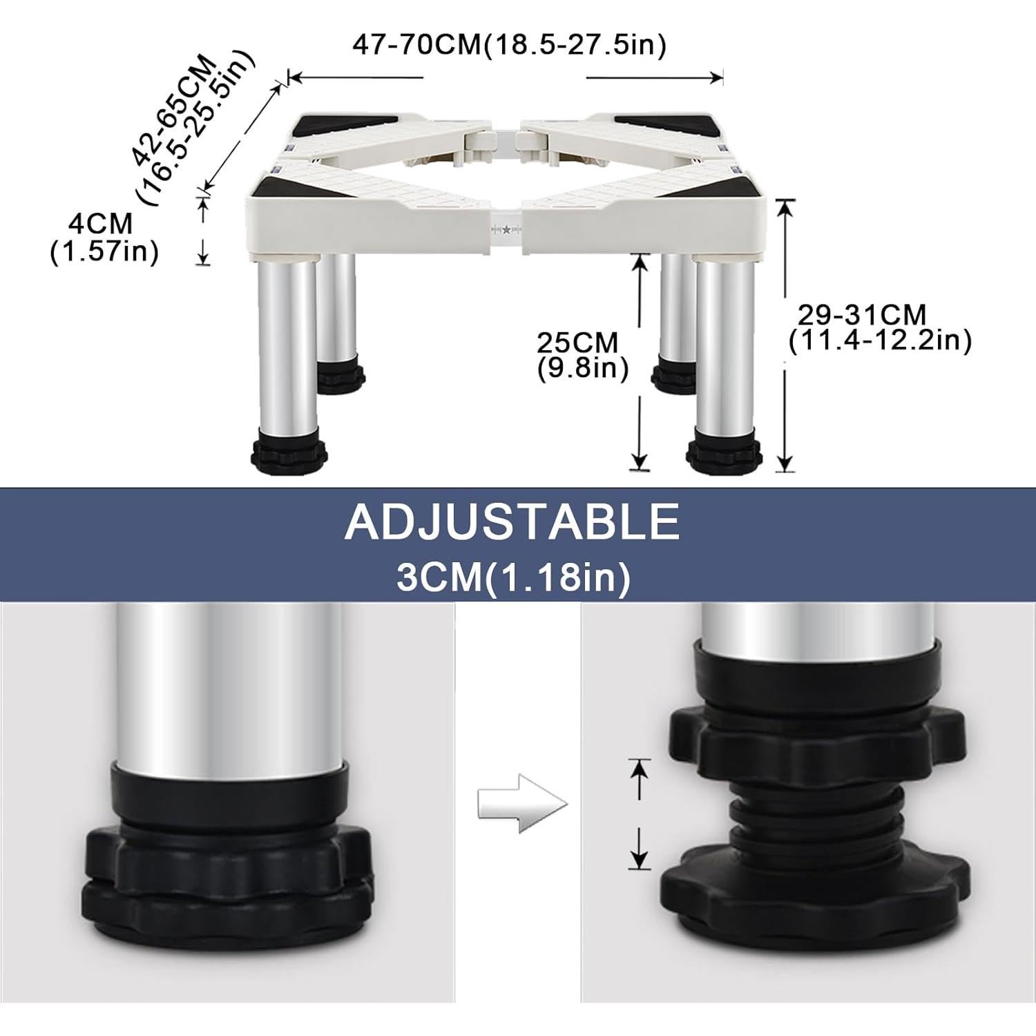 Soporte Ajustable para Mini Nevera TYTFTDLD 29 cm Altura