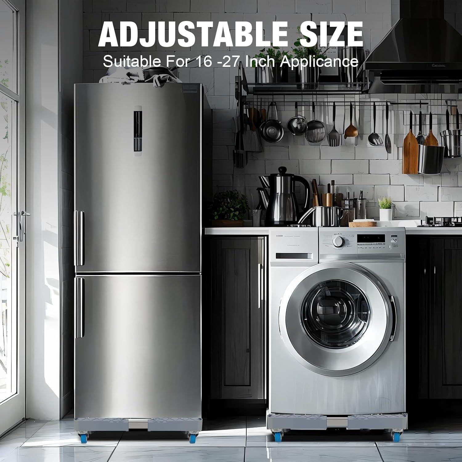 Soporte Ajustable BIG RED para Mini Nevera y Lavadora - 272 kg