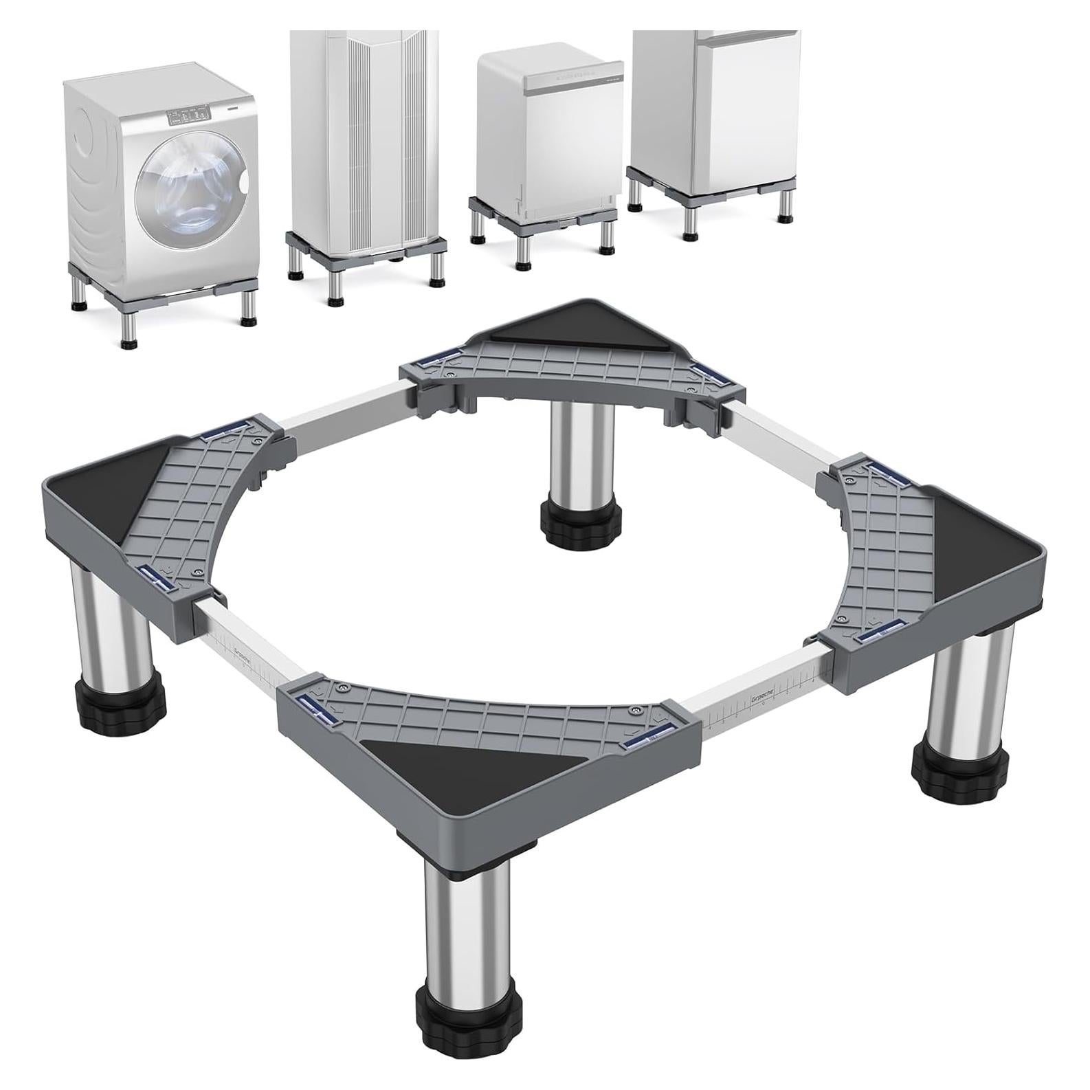 Soporte Ajustable para Mini Nevera GRPOCHE 45-65 cm Gris