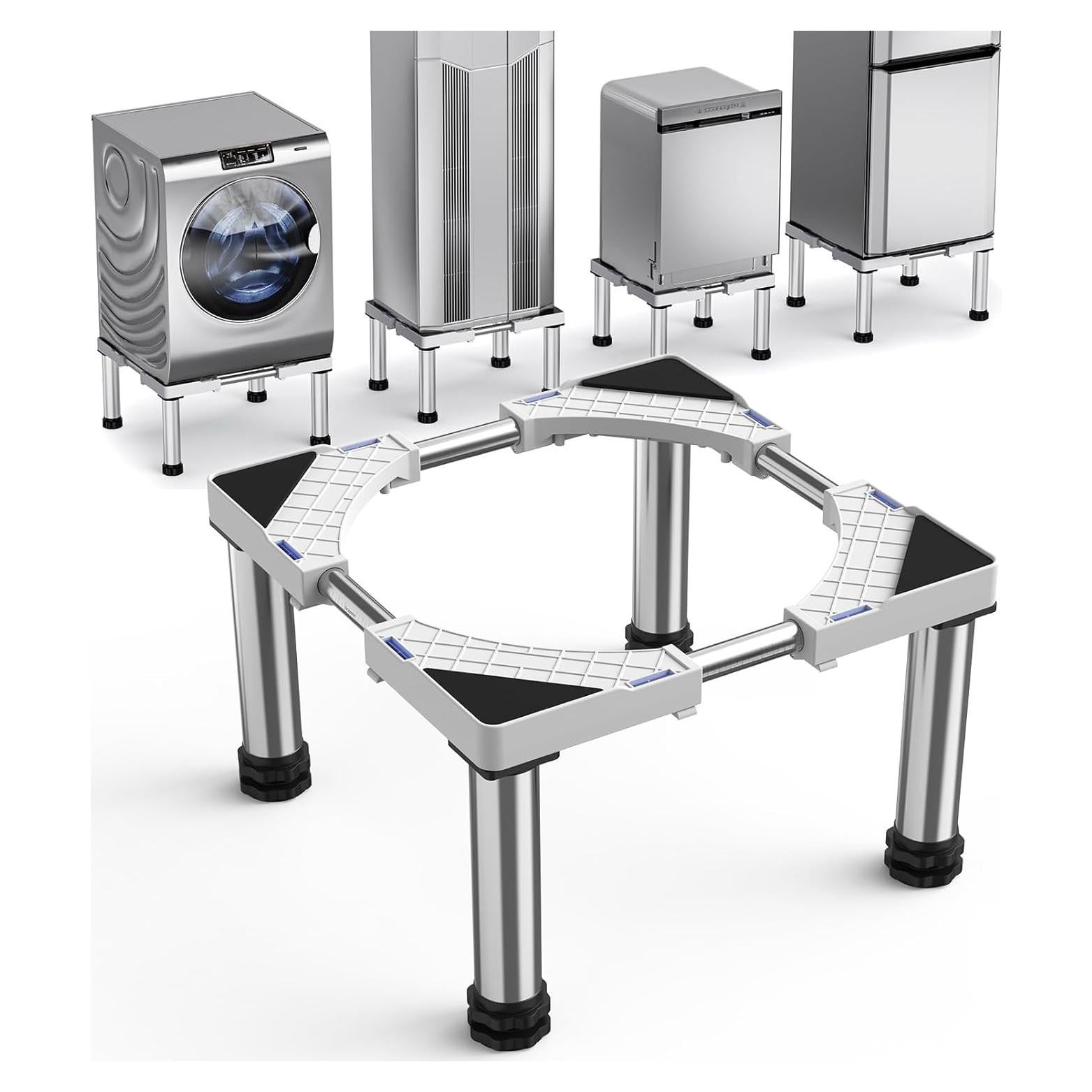 Soporte Ajustable para Mini Nevera GRPOCHE Blanco 25-65 cm