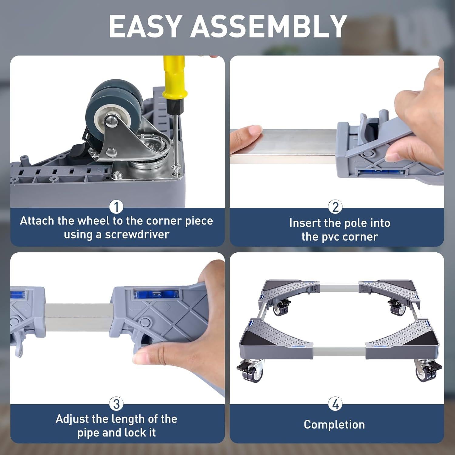 Carro Dolly Ajustable CasaCulina para Electrodomésticos 181kg