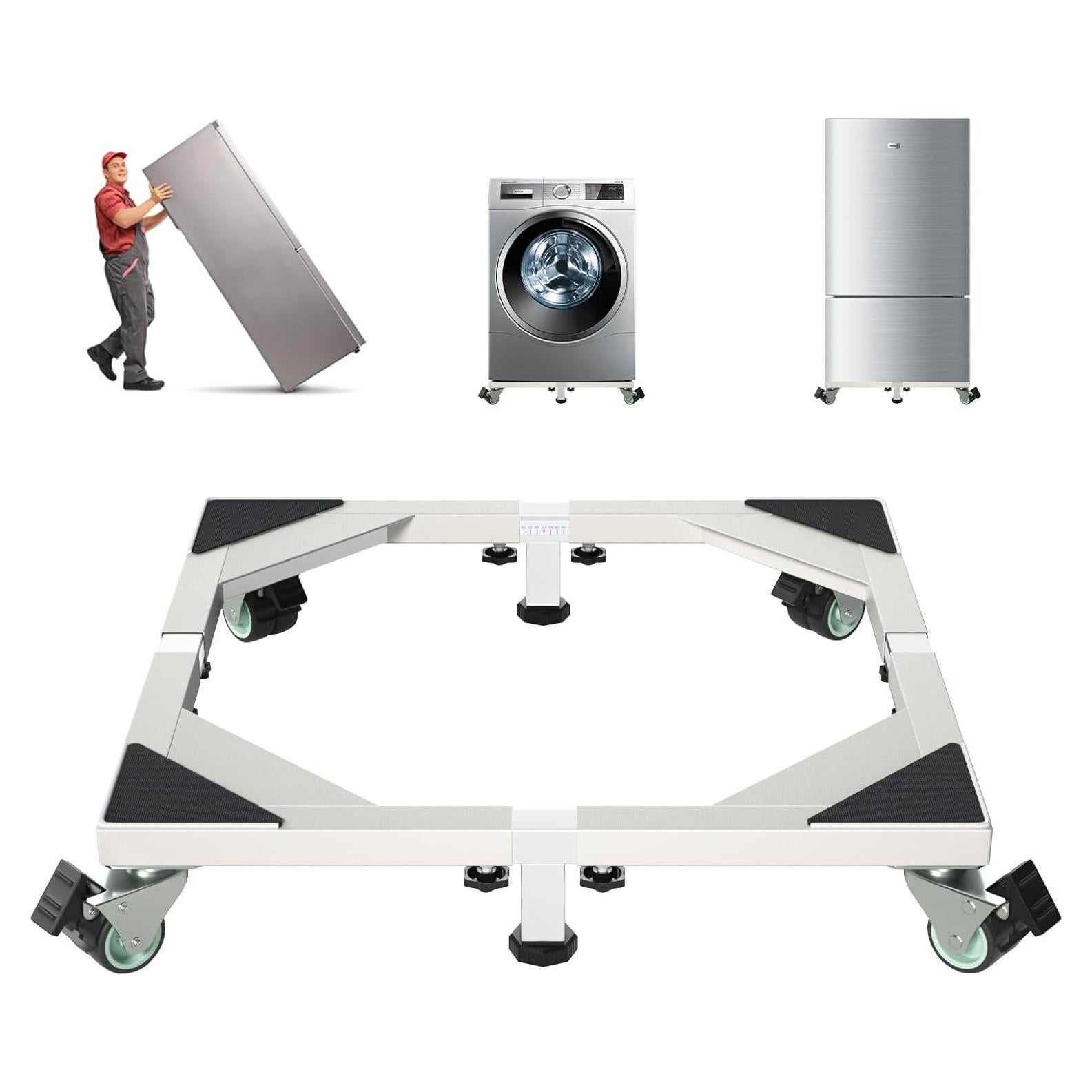 Soporte Móvil Ajustable I'Ezonk para Refrigerador y Lavadora