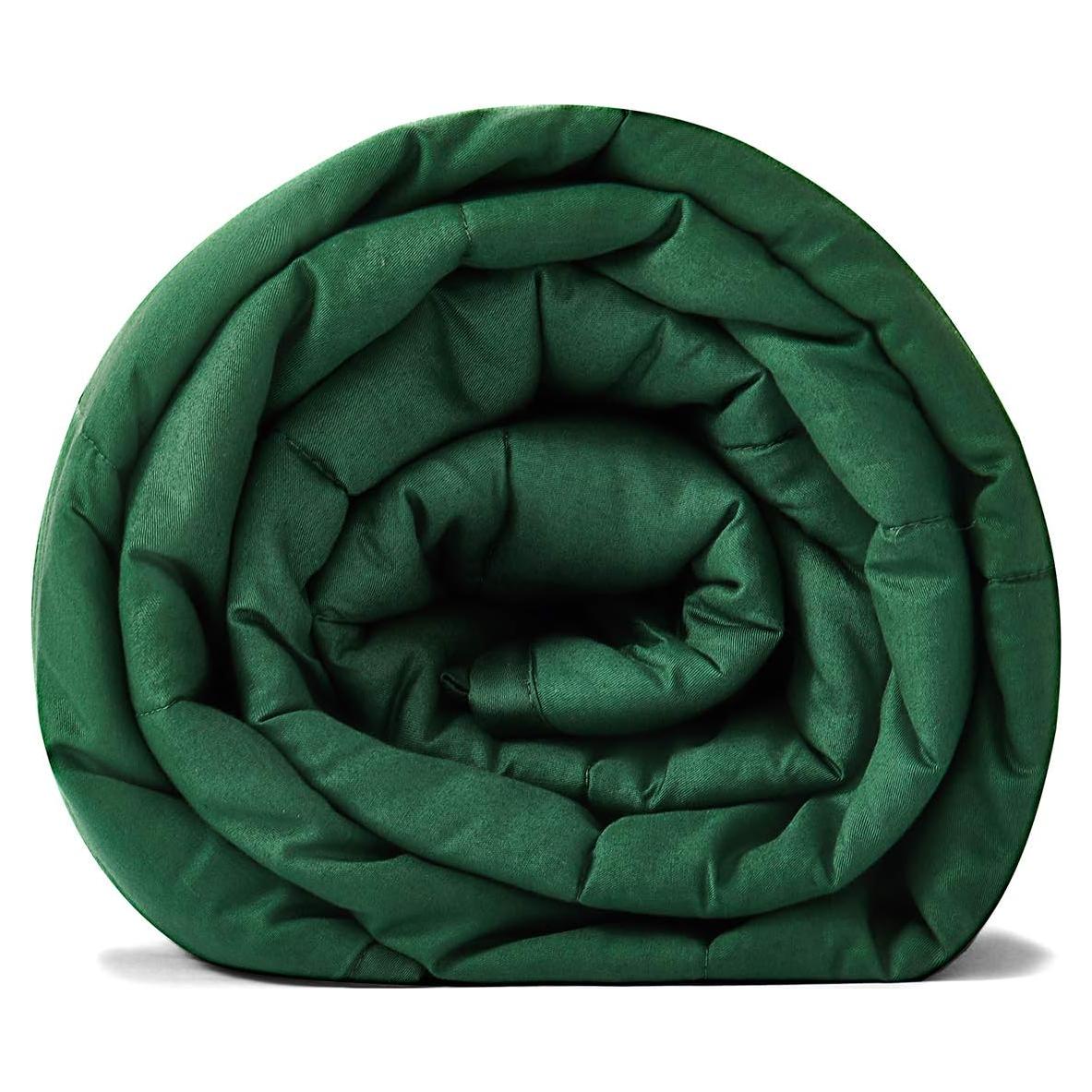 Manta con Peso RelaxBlanket Verde Oscuro 60x80" 4.54kg