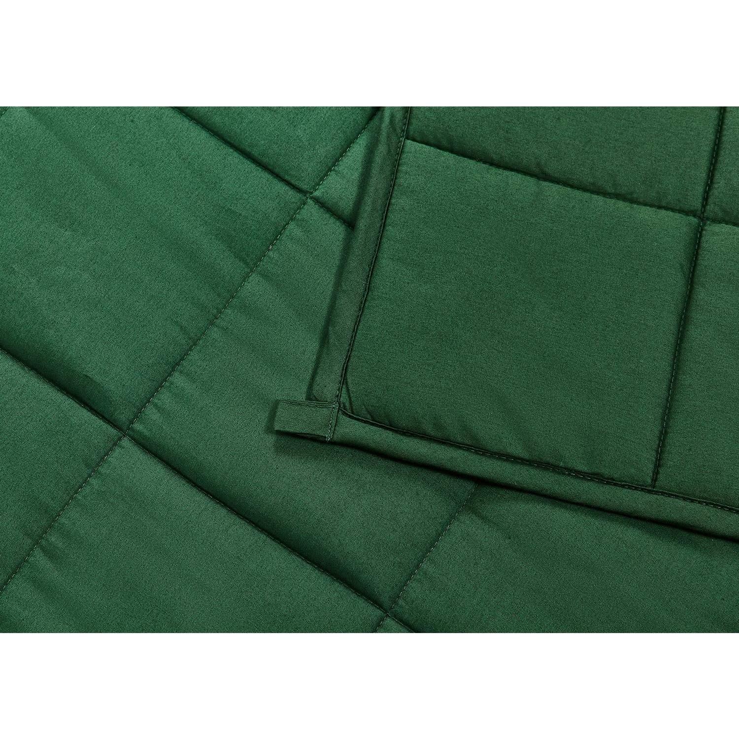Manta con Peso RelaxBlanket Verde Oscuro 60x80" 4.54kg