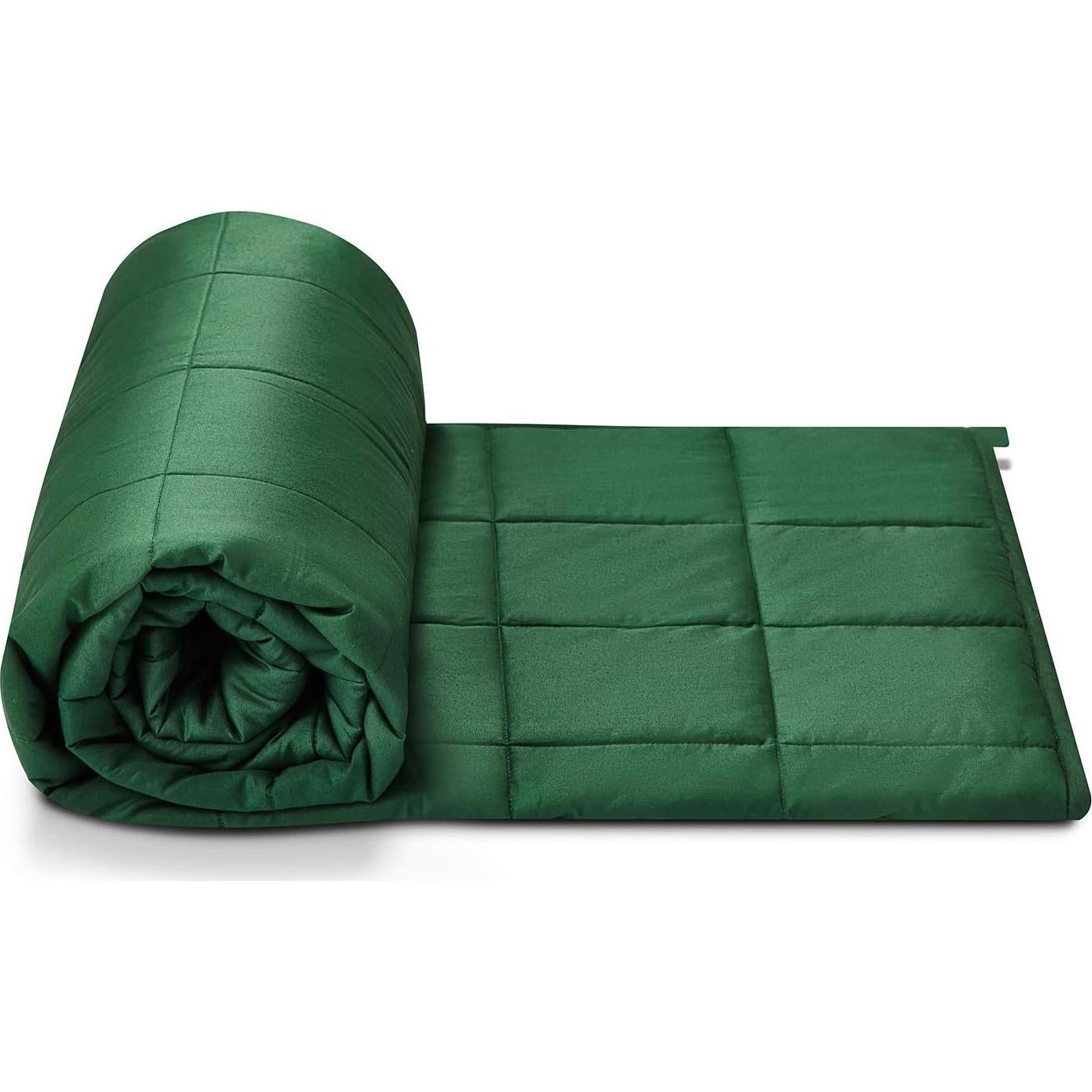 Manta con Peso RelaxBlanket Verde Oscuro 60x80" 4.54kg