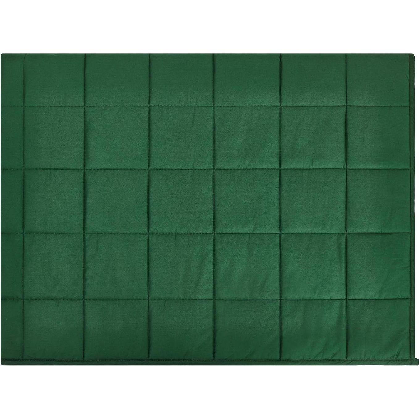 Manta con Peso RelaxBlanket Verde Oscuro 60x80" 4.54kg