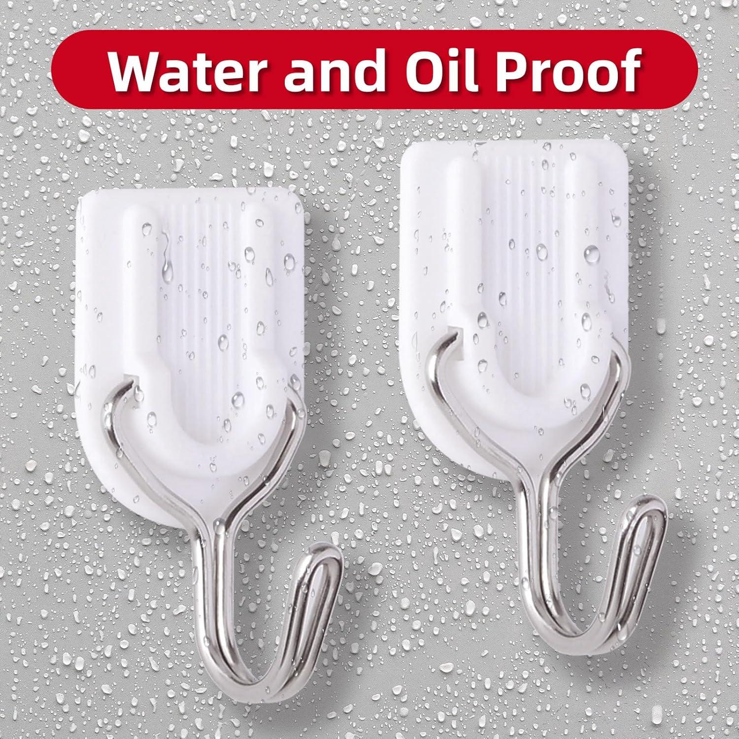 10 Ganchos Adhesivos JulyWind Alta Resistencia 2.27 kg