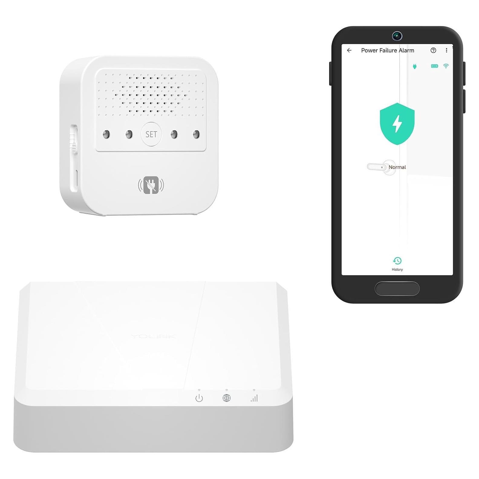 Kit de Alarma de Fallo de Energía YoLink con Hub Celular