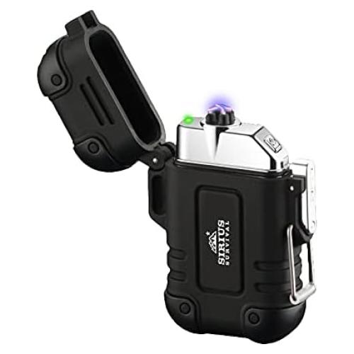 Encendedor Eléctrico Impermeable Arc4 Sirius - Doble Arco USB