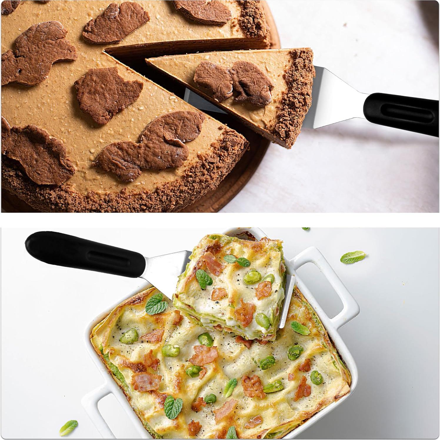 Juego de 2 Espátulas de Acero Inoxidable RCMo 20.32x3.81cm