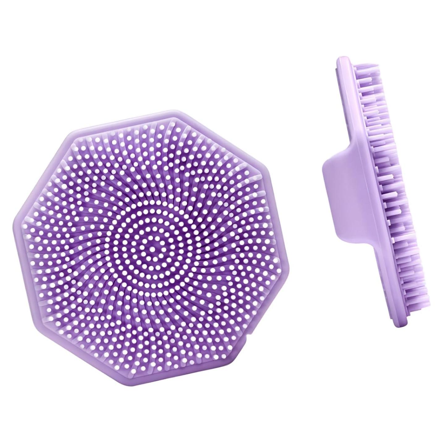 Exfoliador Facial de Silicona PINjiaju Morado 5.7cm
