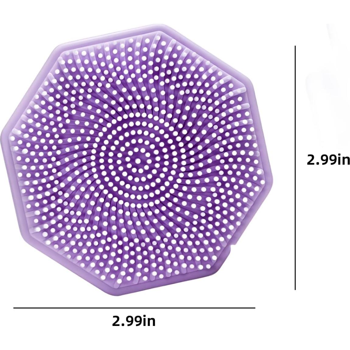 Exfoliador Facial de Silicona PINjiaju Morado 5.7cm