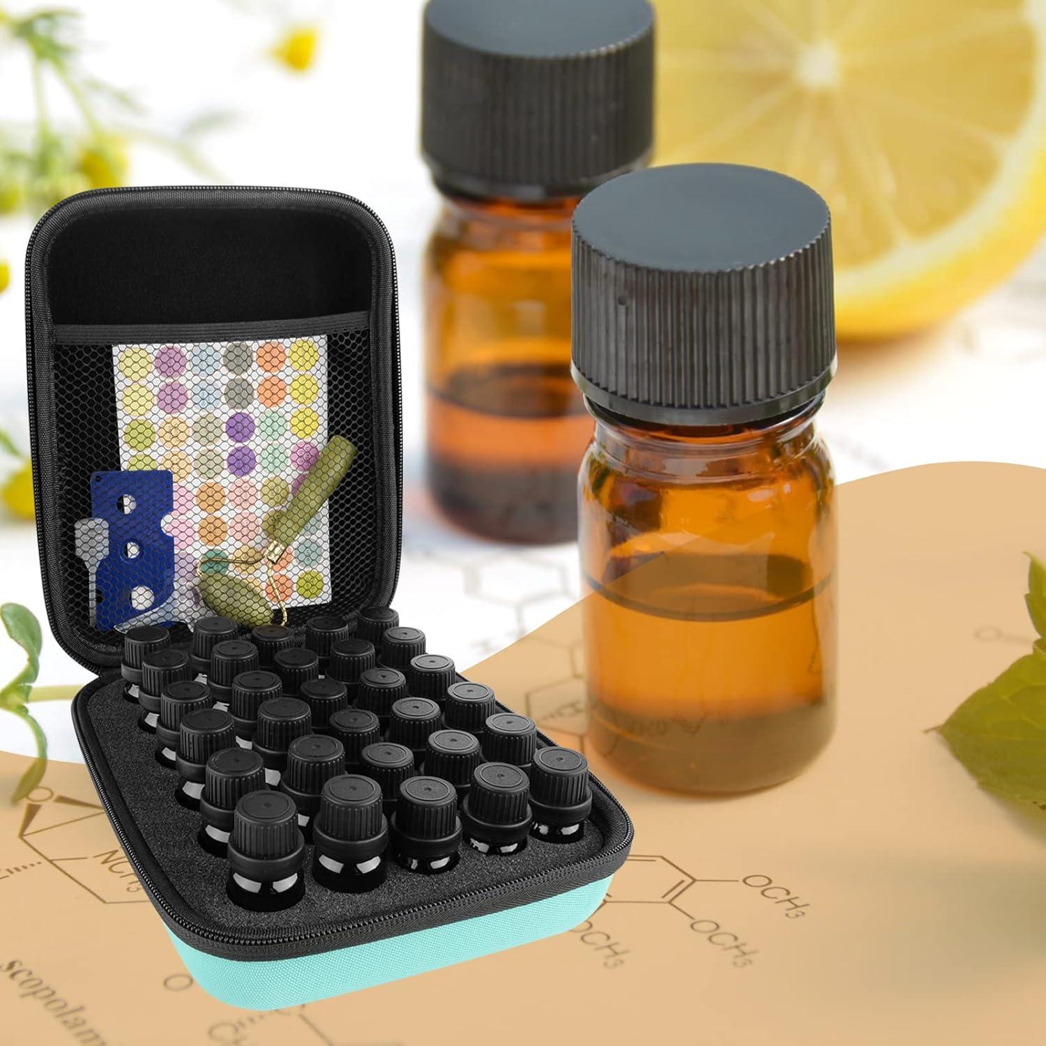 Estuche de Almacenamiento para Aceites Esenciales LUEXBOX Verde