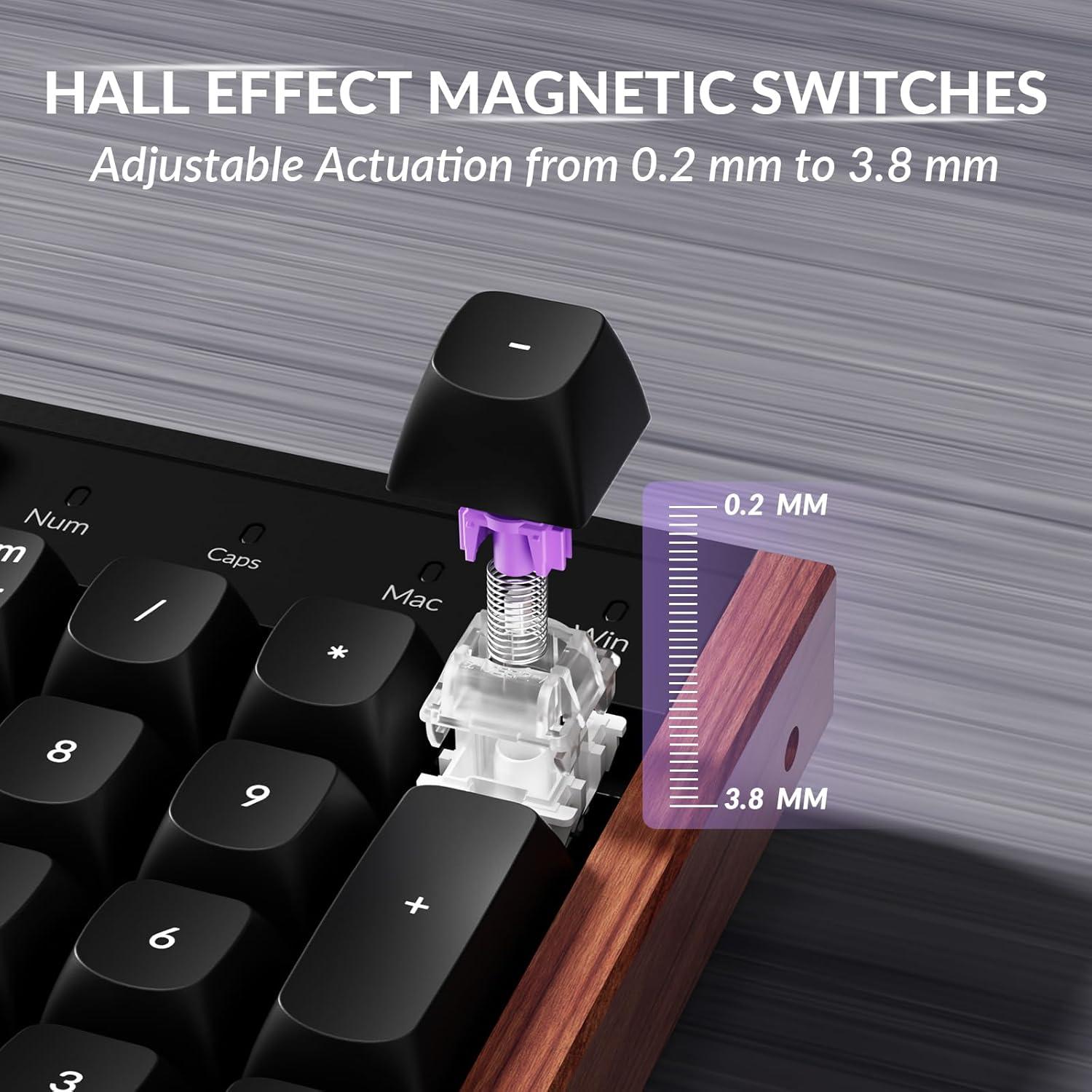 Teclado Inalámbrico Keychron K10 HE RGB Mecánico Negro