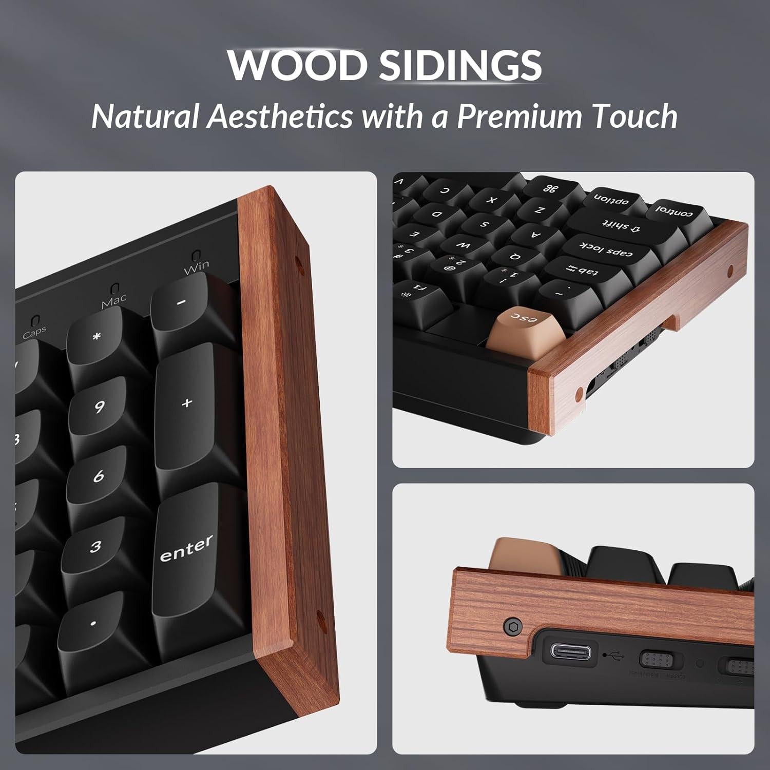 Teclado Inalámbrico Keychron K10 HE RGB Mecánico Negro