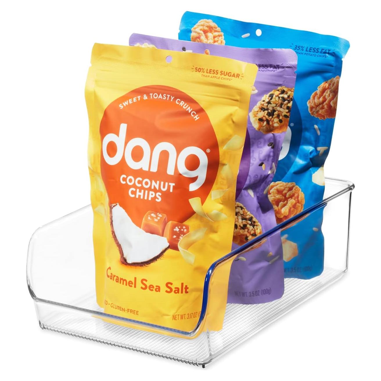 Bin Organizador de Alimentos iDesign Linus 28x18x9 cm Transparente