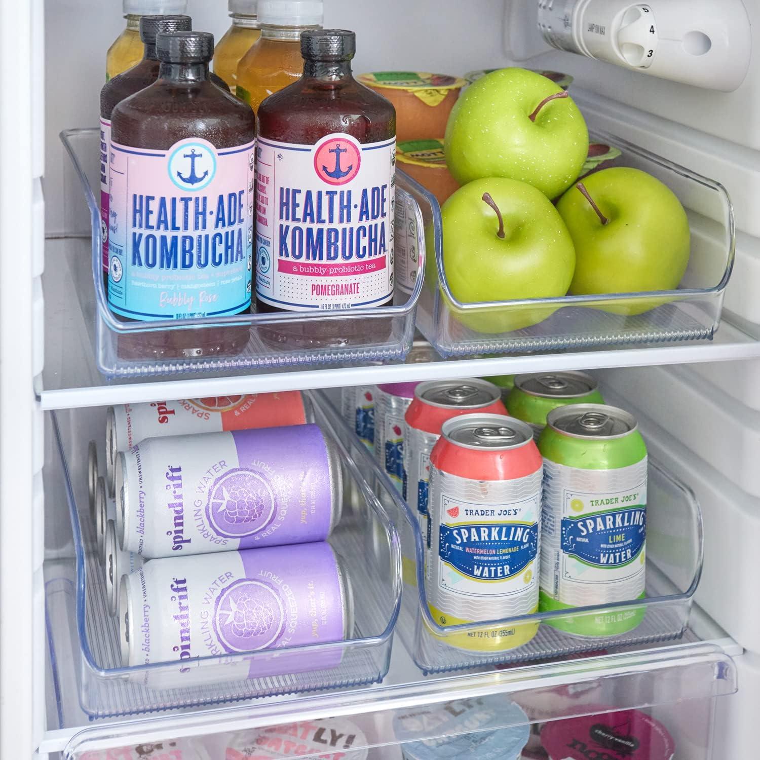 Bin Organizador de Alimentos iDesign Linus 28x18x9 cm Transparente