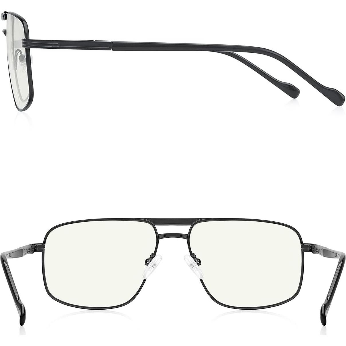 Gafas de lectura RB.Pilot negras con bloqueo luz azul 1.0x