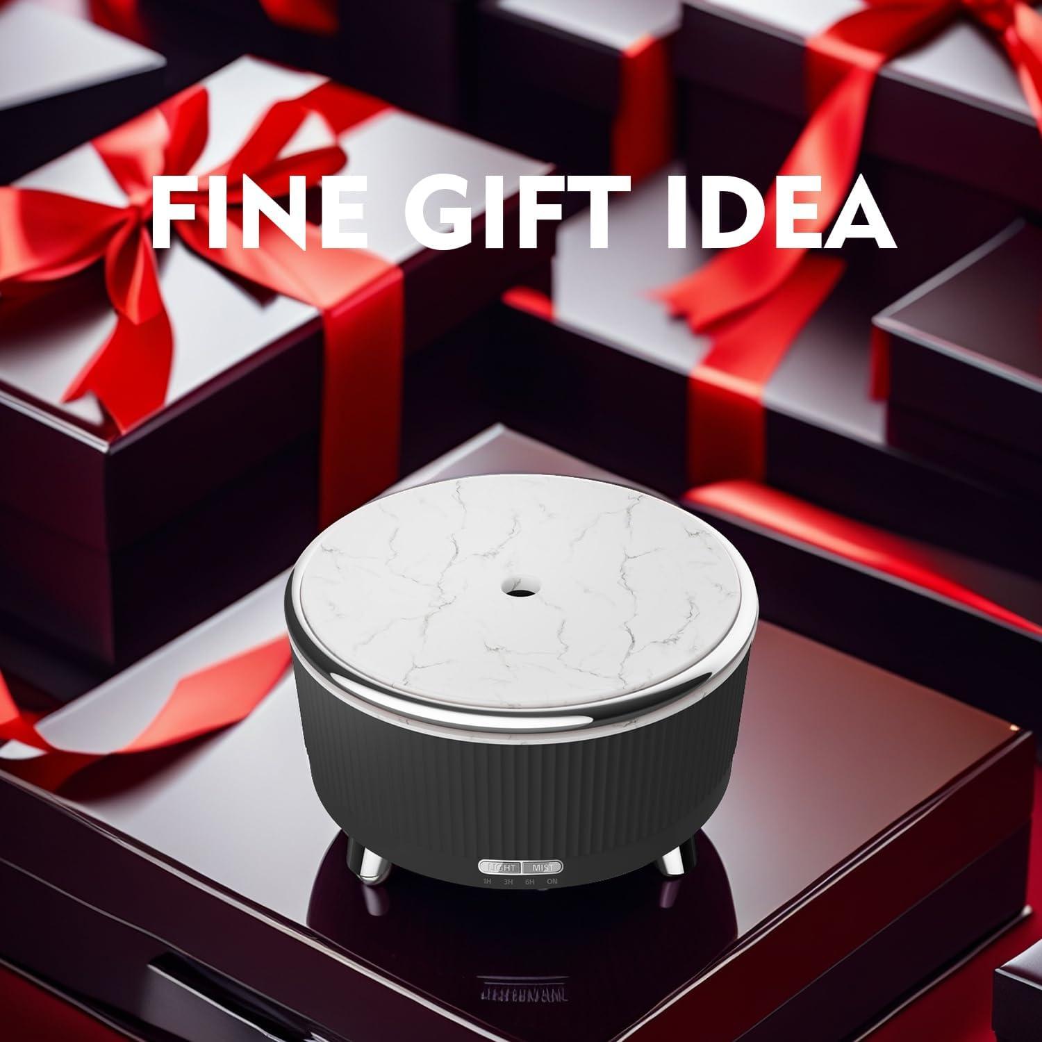 Difusor de Aceite Esencial YOUENKITY 500ml Ultrasónico Negro