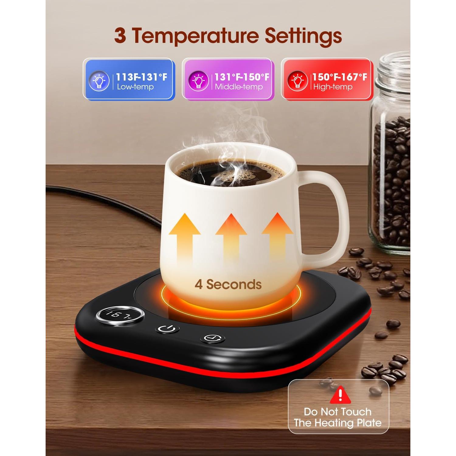 Calentador de Tazas Eléctrico MXMZHXU - 3 Temperaturas 45-75°C