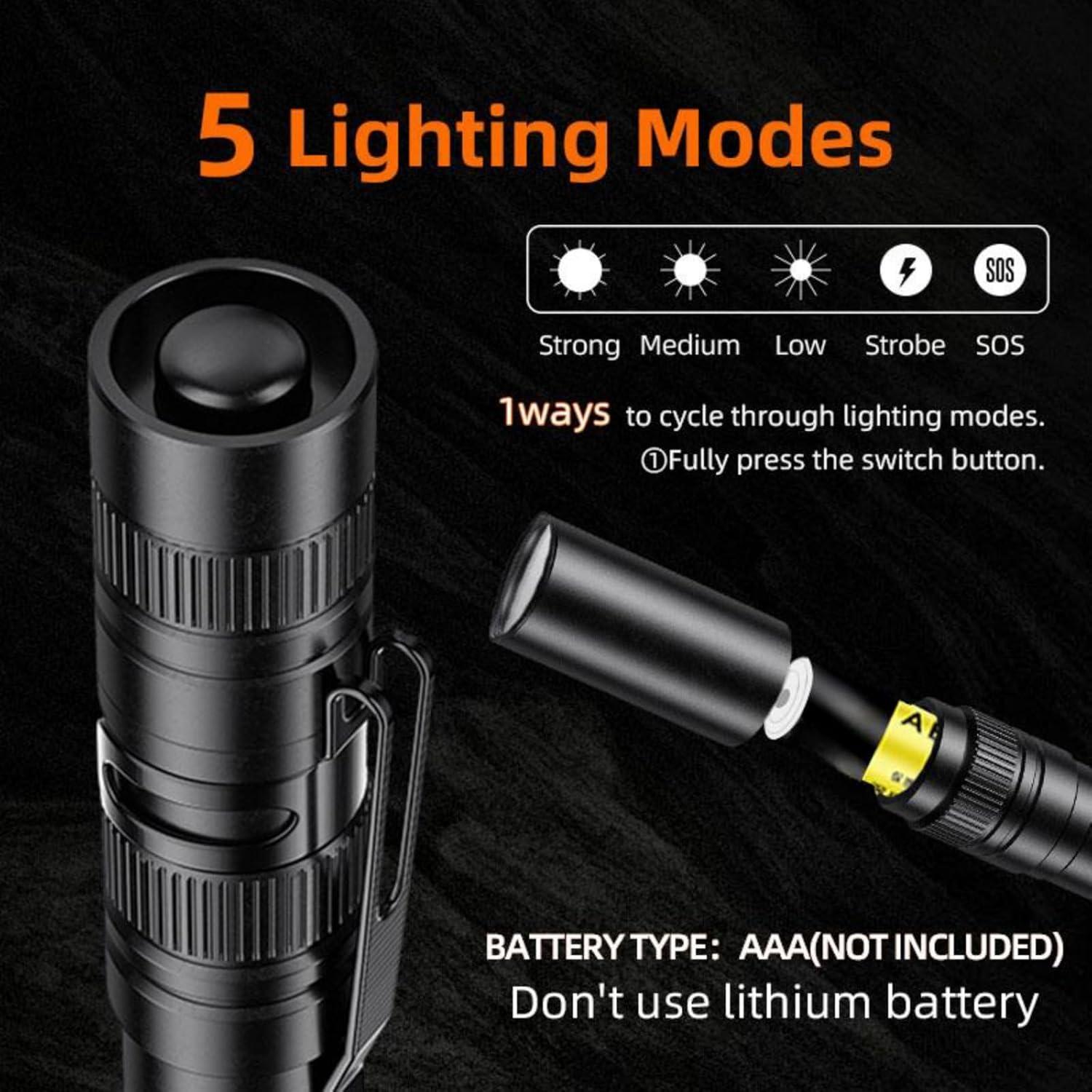 Linterna de Bolígrafo KOKOTT-03 Compacta y Resistente al Agua