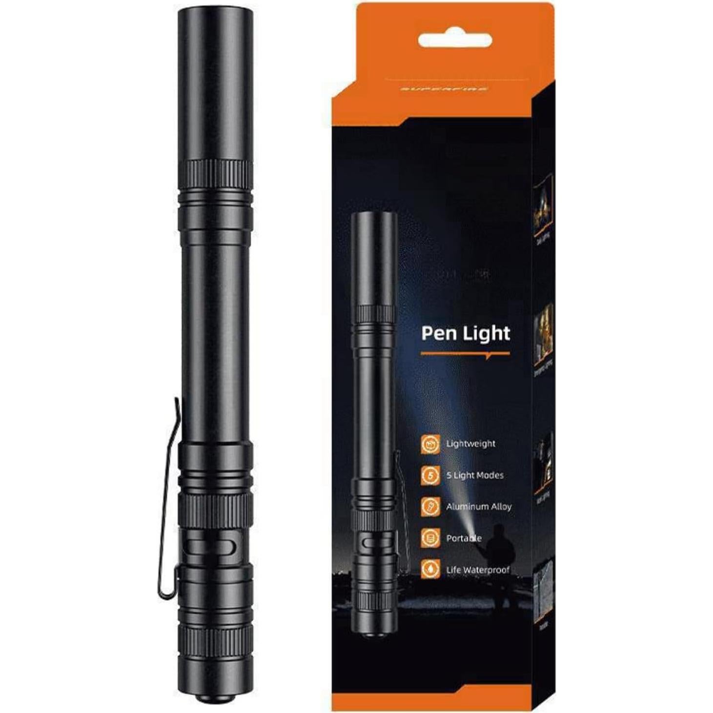 Linterna de Bolígrafo KOKOTT-03 Compacta y Resistente al Agua