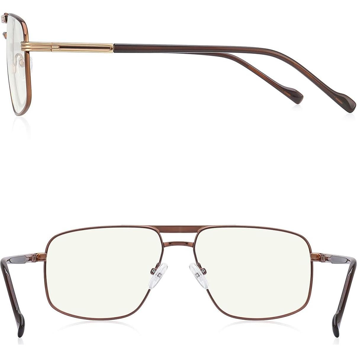 Gafas de lectura RB.Pilot café con bloqueo luz azul 0.0x