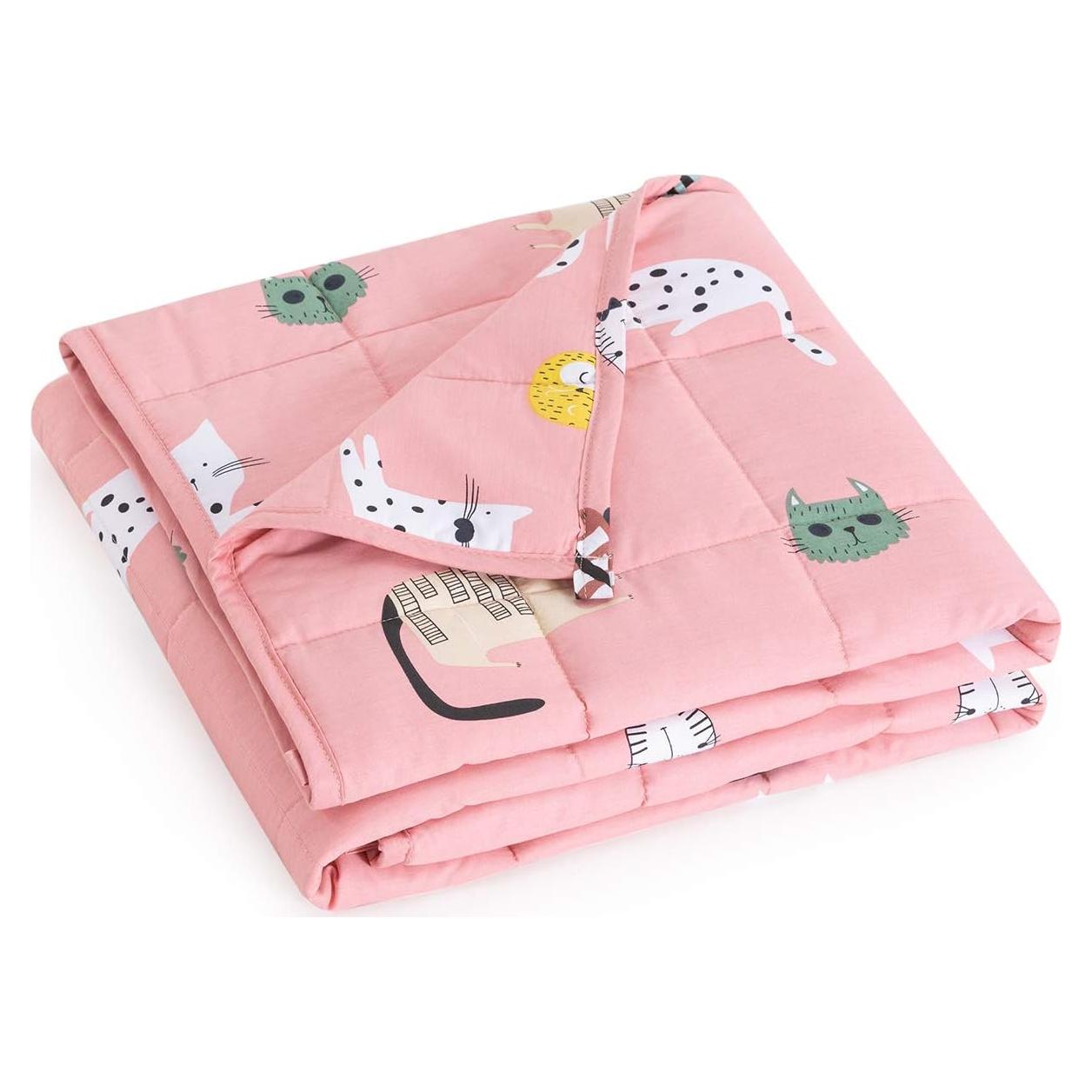 Manta con peso Mr. Sandman 1.36 kg Algodón Gato Lindo 91x122 cm