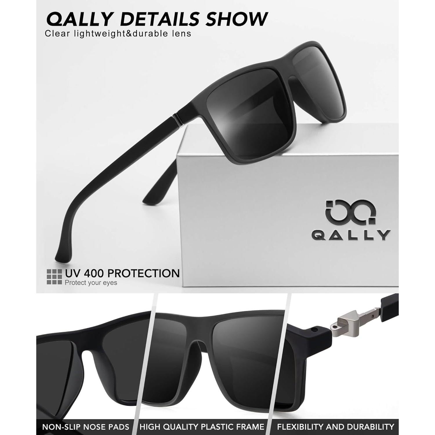 Gafas de sol polarizadas para hombres QS11 - Protección UV400
